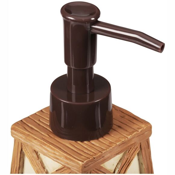 Rodeo Time Soap Pump Dispenser Western Motif Resin Cowboy Hat Boot Ceramic Gift - Picture 3 of 3